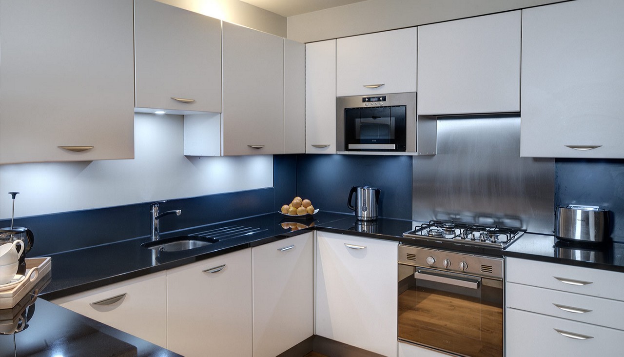 A modern kitchen
