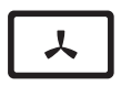Defrost fan icon.