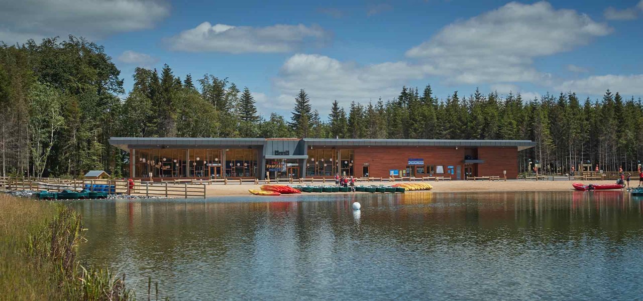 Exterior of Pancake House at Longford Forest