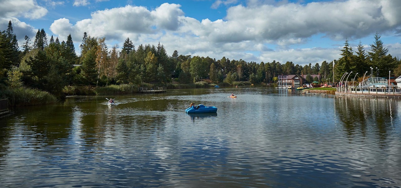 A view over the lake. 